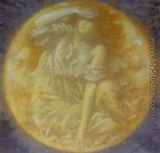 Radiant Moon (detail) - Edward Robert Hughes R.W.S.