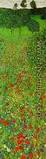A Field of Poppies - Gustav Klimt