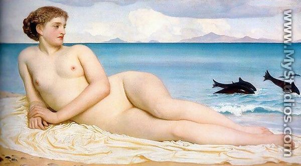 Actaea, the Nymph of the Shore - Lord Frederick Leighton