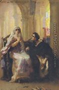 Ellen Terry and Henry Irving in Abelard and Heloise (sketch) - Henrietta Rae (Mrs. Ernest Normand)