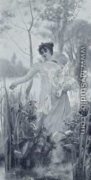 Flowers Plucked and Cast Aside - Henrietta Rae (Mrs. Ernest Normand)