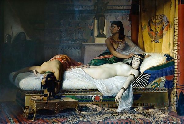 The Death of Cleopatra - Jean André Rixens