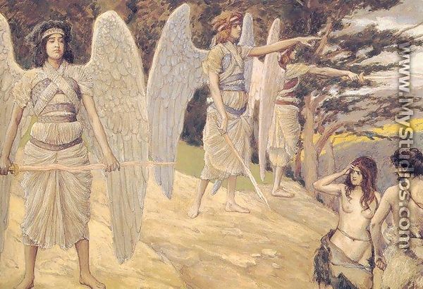 Adam and Eve Driven from Paradise - James Jacques Joseph Tissot