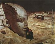 Listening to the Sphinx - Elihu Vedder