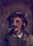 Man with a Pipe. Portrait of Stanislaw Chmielowski - Adam Chmielowski
