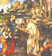 Apparition of the Virgin to St. Bernard (Apparizione della Madonna a san Bernardo) - Filippino Lippi