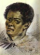 Portrait of a Negro, Orlowski's Servant - Aleksander Orlowski