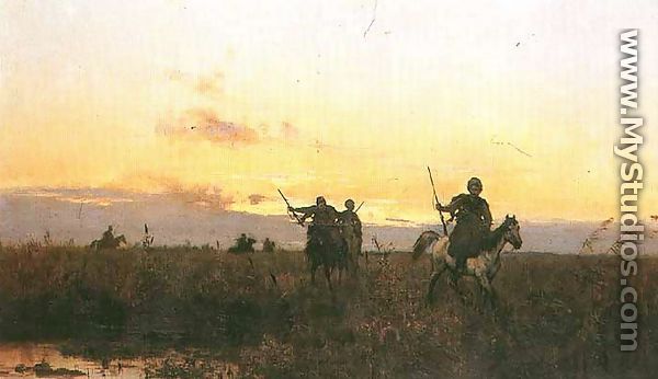 At the Steppe - Zygmunt Sidorowicz