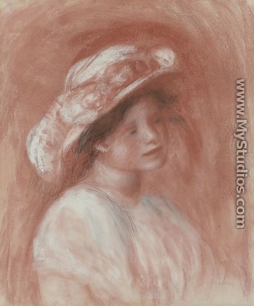 Tête de jeune fille - Pierre Auguste Renoir