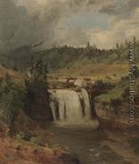 Portage Falls on the Genesse - Jasper Francis Cropsey