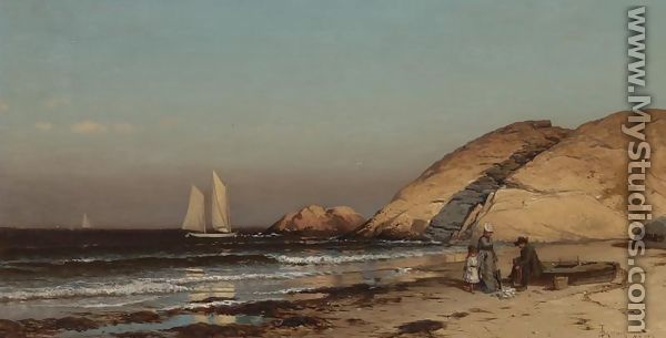 Well Rock, Scituate - Alfred Thompson Bricher