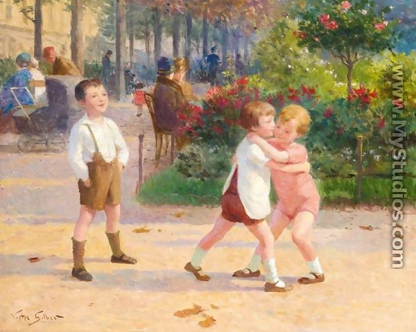 Children in a Park (Enfants au parc) - Victor-Gabriel Gilbert