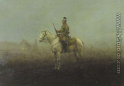 Guard in the Fog (Wachposten im Nebel) - Antoni Piotrowski
