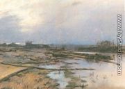 Lowland Landscape with a River - Stanislaw Wyspianski