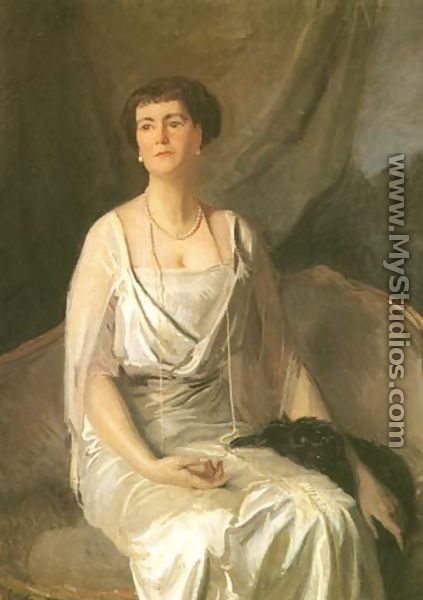 Portrait of Mrs. G. - Stanislaw Lentz