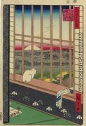Asakusa Ricefield and Torinomachi Festival (Asakusa tanbo torinomachi mode) - Utagawa or Ando Hiroshige