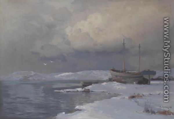 Winter Seascape - Aleksei Vasilievich Hanzen