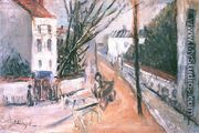 Street in a Small Town - Emil Schinagel (Szinagel)