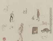 Croquis à l'encre - Henri De Toulouse-Lautrec