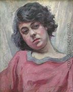 Portrait of a Young Woman - Franciszek Zmurko