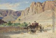 Caravan in the Desert (Caravane dans le desert) - Eugène-Alexis Girardet