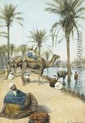 The Carpet Seller by the Nile (Le marchand de tapis au bord du Nil) - Enrico Tarenghi