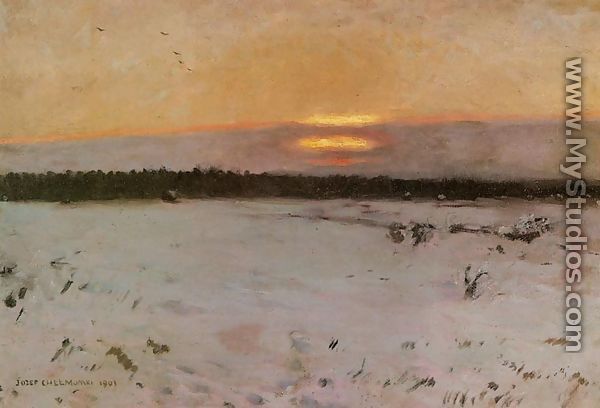 Winter Landscape - Jozef Chelmonski