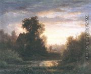 Evening Landscape - Hermann Brinckmann