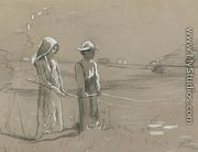 Fishing in the Pond - Winslow Homer