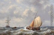 Shipping in Choppy Seas - George Willem Opdenhoff
