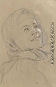 Young Algerian Girl (Jeune fille algerienne souriant) - Alphonse Etienne Dinet