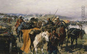 Camp of the Zaporozhian Cossacks - Josef von Brandt