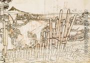 Fishing at Shimadagahana - Katsushika Hokusai