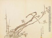 Branch of Plum - Katsushika Hokusai