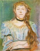 Portrait of Maria Waskowska - Stanislaw Wyspianski