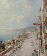 View of Posilipo, near Naples - Franz Richard Unterberger