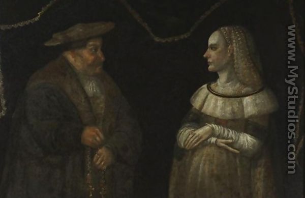 Portrait of Catherina and Gregory Przybylo - Unknown Painter