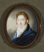 Portrait of the Painter Henryk Zabiello - Franciszek Ksawery Olexinski (Oleksinski)