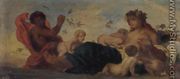 Etude pour la frise de 'Agriculture' pour le Salon du Roi - Eugene Delacroix