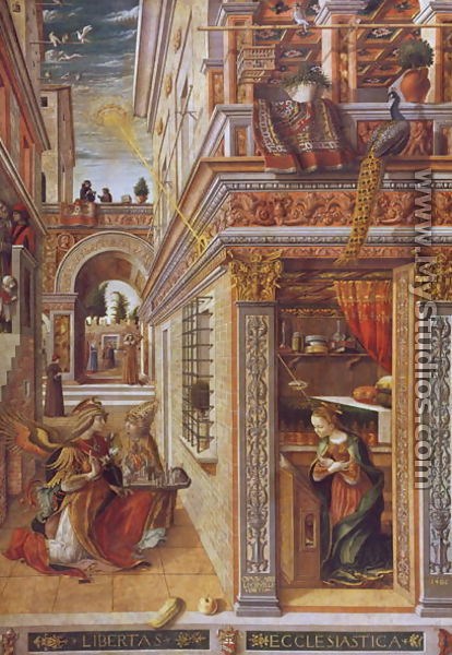 The Annunciation with St. Emidius, 1486 - Carlo Crivelli