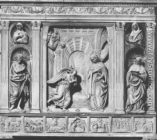 Altarpiece of the Annunciation - Benedetto Da Maiano