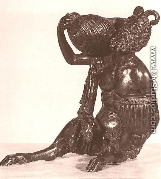 Satyr with an Amphora and Shell - Il Riccio