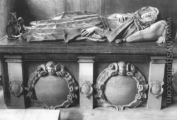 Tomb of Lady Elizabeth Carey - Nicholas the Elder Stone