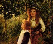 Girls Gathering Firewood - Gertrude Nellie Dixon