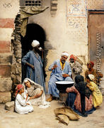 The sahleb vendor, Cairo - Ludwig Deutsch