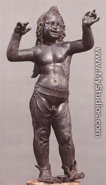 Allegoric Figure of a Boy (Atys), front view - Donatello