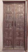 Door with the representation of Martyrs - Donatello