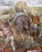 The Conversion of Saul [detail] - Michelangelo Buonarroti