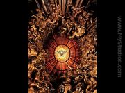 The Chair of Saint Peter [detail] (or The Glory) - Gian Lorenzo Bernini