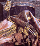 Tomb of Pope Alexander VII [detail of Death] - Gian Lorenzo Bernini